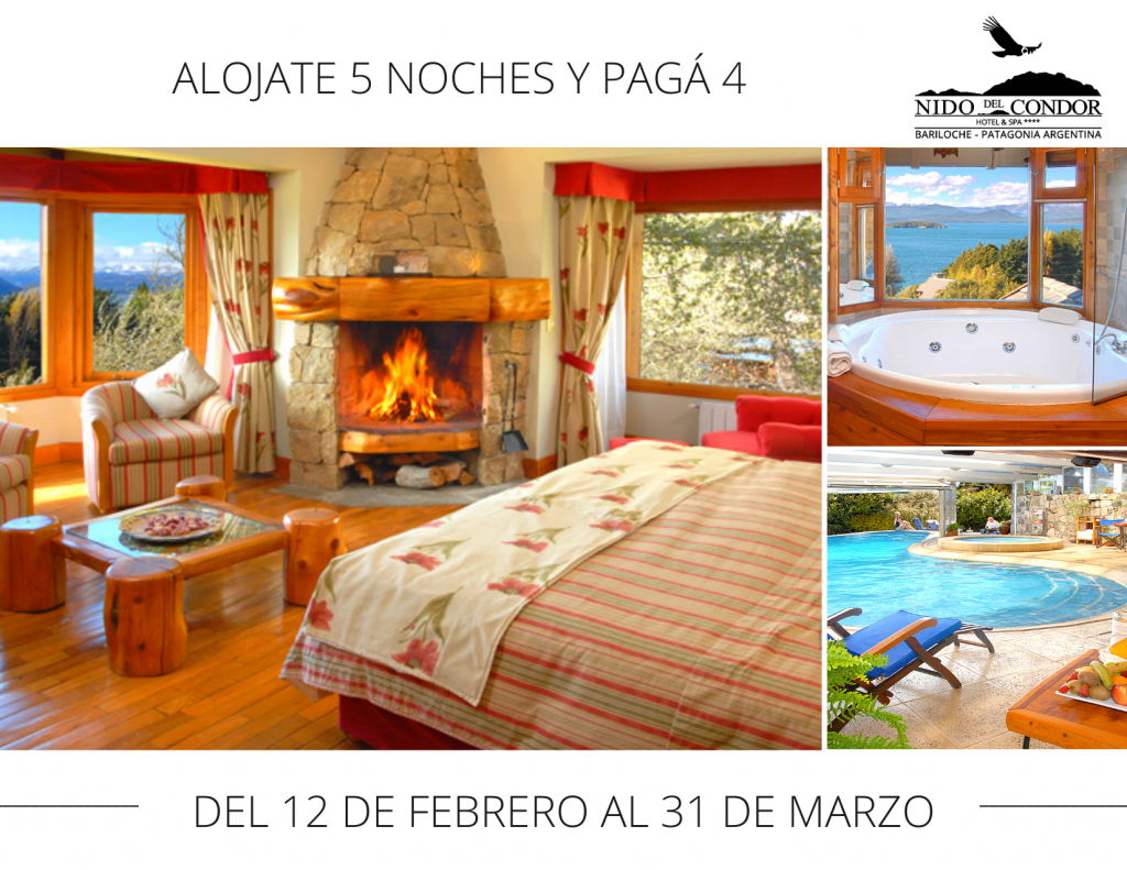Una promo increible te espera en Nido del Condor Hotel & Spa.